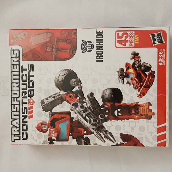 Transformers Construct-Bots Scout Class IRONHIDE 2-in-1 Build, SEALED - Picture 4 of 10